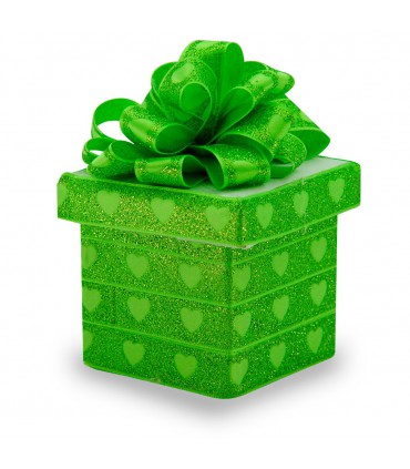 Satín Corazones Diamantina