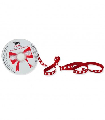 Barrotado Lunares Blancos