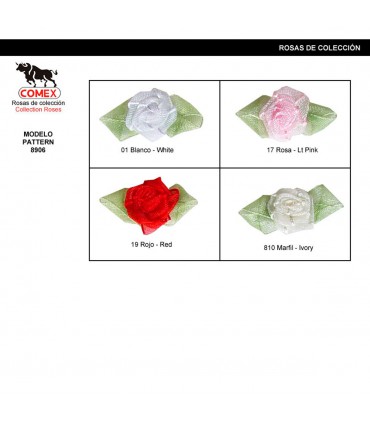 Rosa de Organza Pequeña