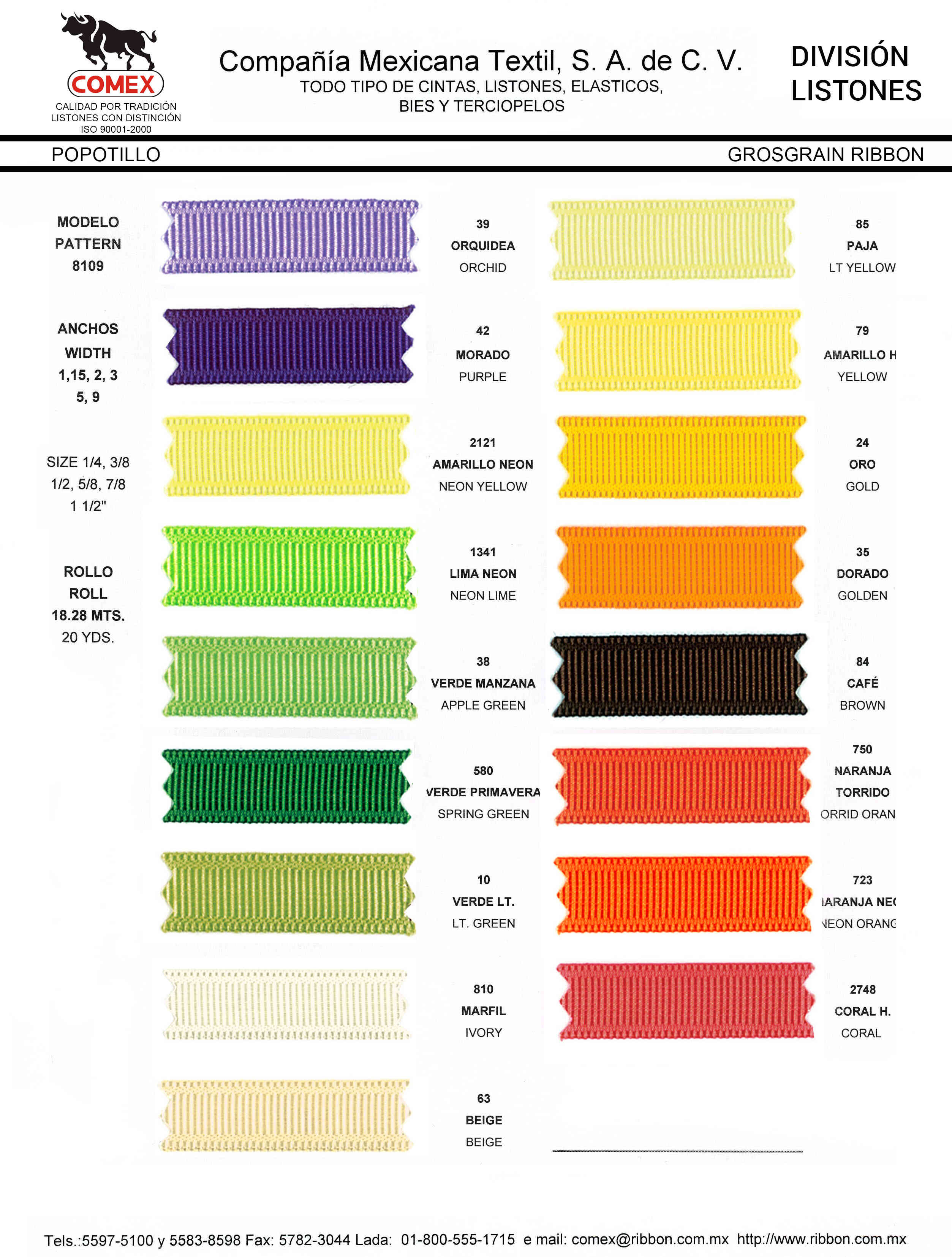 Carta de Colores Hoja #3