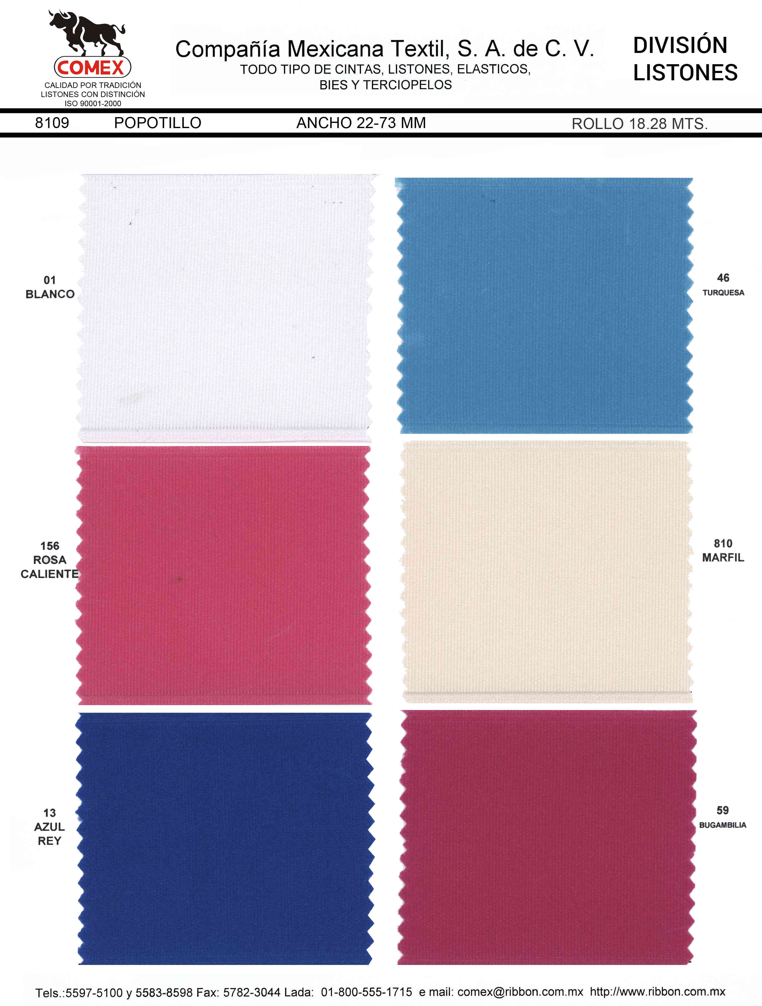 Carta de Colores Hoja #2