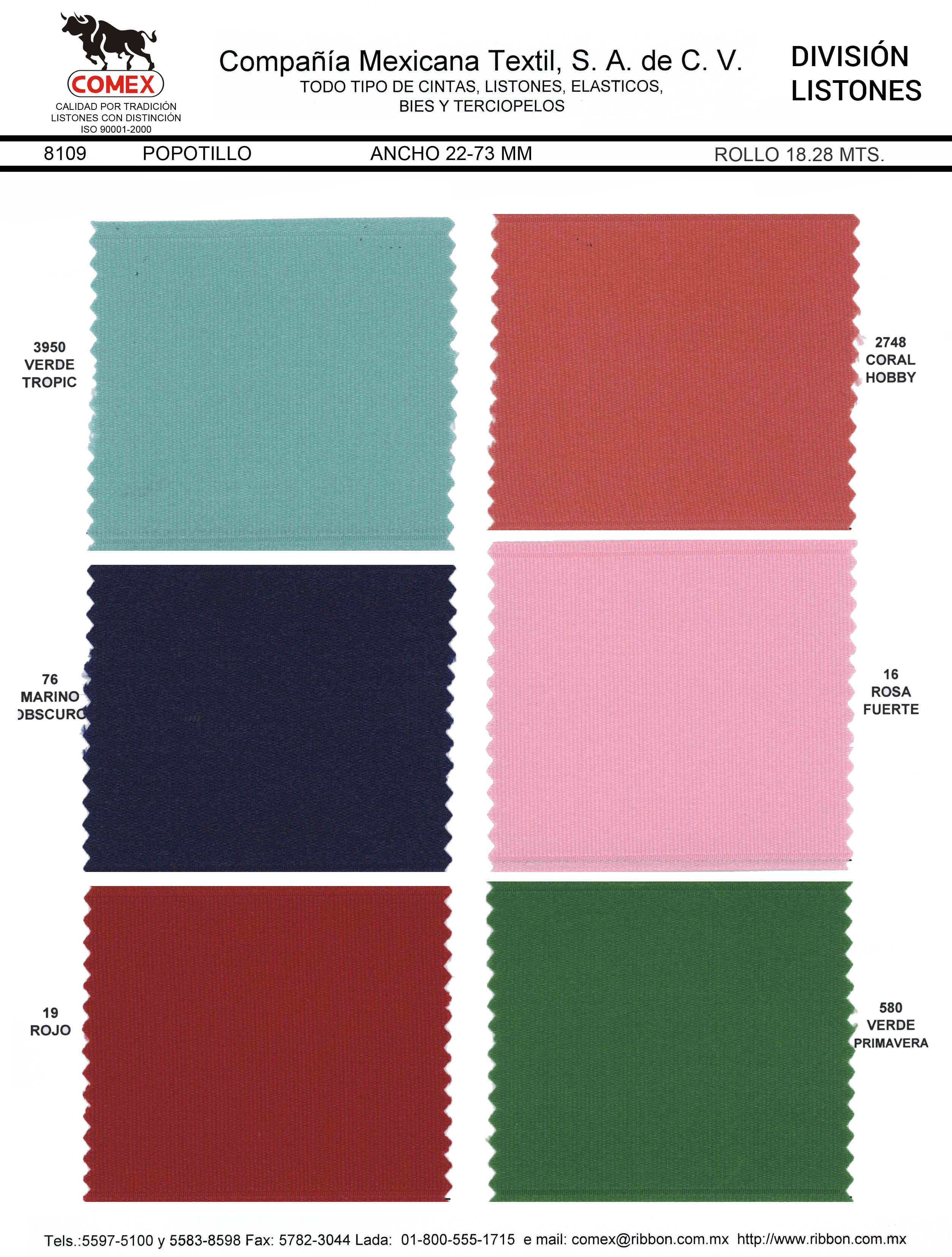 Carta de Colores Hoja #5